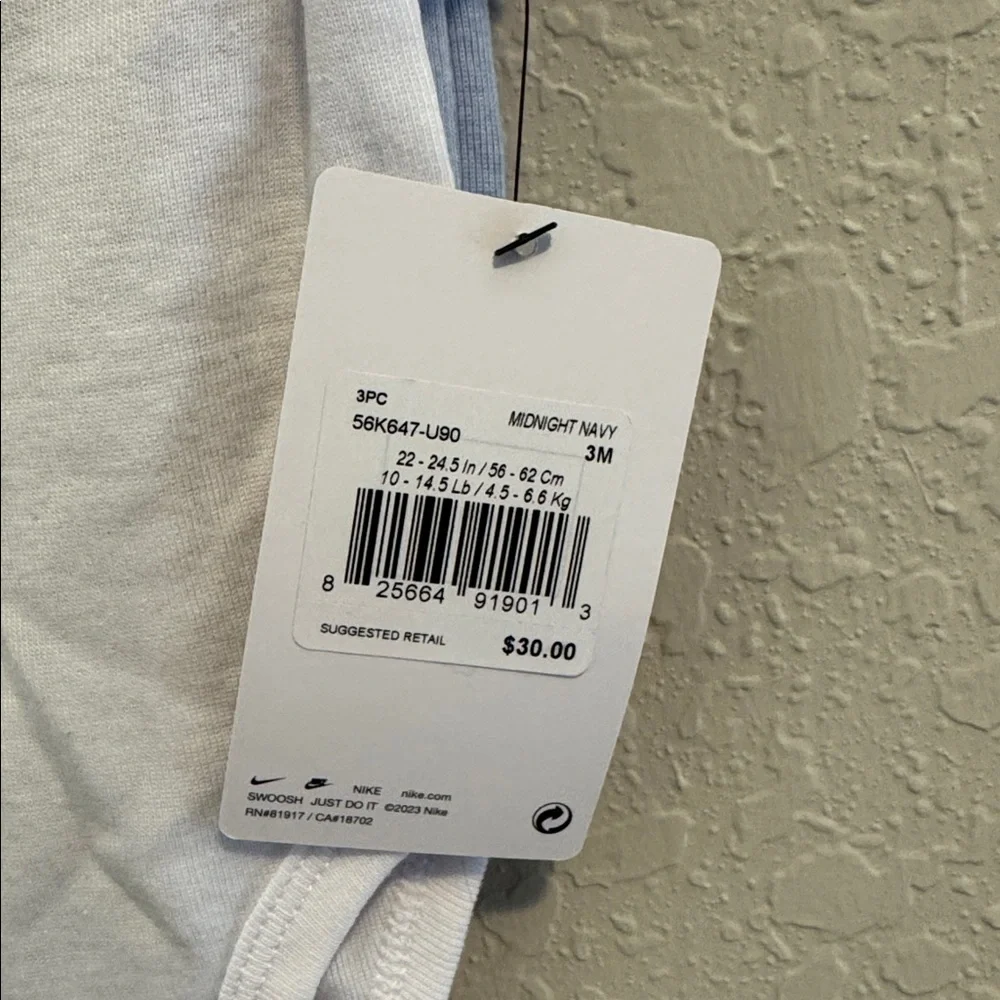 Nike Infant Bodysuit 3 Pack - Picture 4 of 4